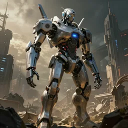 cyberpunk, robot domination, unreal engine