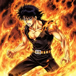the gates of hell by kentaro miura, roaring fire, anguish