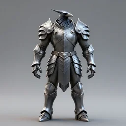 armoured warrior human figure monster, symmetrical, highly detailed, digital art, crow themed armour, sharp focus, trending on art station, kentaro miura manga art style
