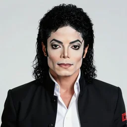 a portrait of michael jackson with superpowers