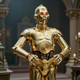 c3po in a George melies movie