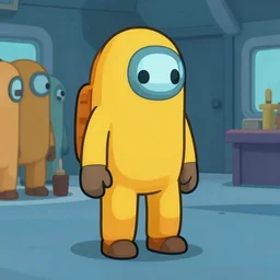 crewmate from the video game Among Us