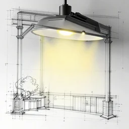 lighting design plans, sketches, blueprints, realistic, 8 k,