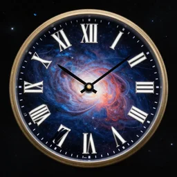 Incredible Cosmic Clock Showing when the universe will end by M.W. Kaluta
