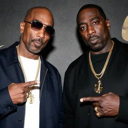 Tupac and Notorious BIG as old men