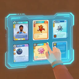 a futuristic hud screen playing trading card info overlay afro futuristic border, vector behance hd jesper ejsing, rhads, makoto shinkai, lois van baarle, ilya kuvshinov, rossdraws, hd, 3 2 k, ilya kuvshinov, gustav klimt