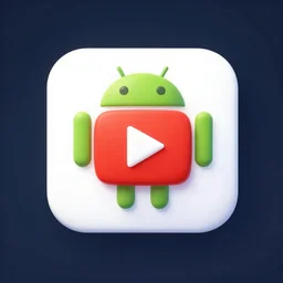 Render of a beautiful Android app icon for an application for downloading youtube videos, highly detailed, trending on Artstation, Unreal Engine 4k