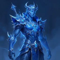 : blue avatar, fantasy magic,, intricate, sharp focus, illustration, highly detailed, digital painting, concept art, jahbu art and paul lewin and kehinde wiley, james cameron masterpiece