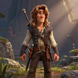 Guybrush Threepwood, style of Pixar