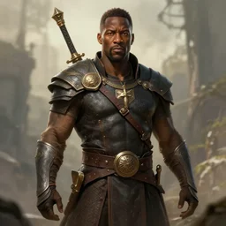 don cheadle as a dnd character fantasy art.