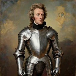 andrew jackson wearing a suit of armor, salvador dali painting