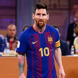 Lionel Messi as a character in a sitcom