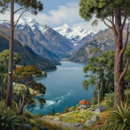 new zealand, highly detailed, highly detailed surrealist art