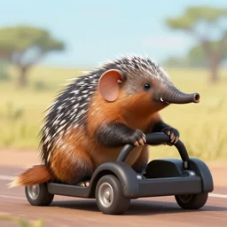 elephant shrew riding driving.