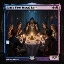 a seance in a dark room, fantasy art, magic : the gathering