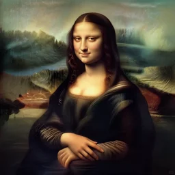 nymph monalisa, coming from water