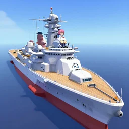Northern Princess the Abyssal Aviation Battleship (Installation) from Kantai Collection in vrchat. Cute screenshot from a public lobby.