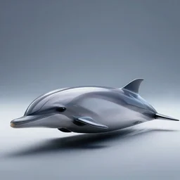 a. new design car with undercarriage swoops like a dolphin's belly. this reduces drag, or the force of air flowing against the motion of the vehicle is curved at the nose, wide along the sides and tapered toward the trunk ≥ like a small, speedy aircraft