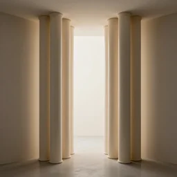 fractal tubes, minimalism, apartment interior, split lighting dream, bell tubes, cinematic lighting vray 4k shallow depth of field