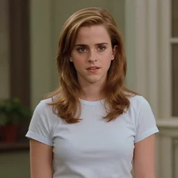 a film still of emma watson as Beverly Switzler in howard the duck
