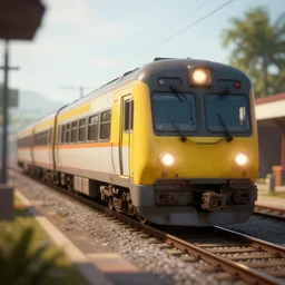 but that train keeps a rollin'on down to san antone, ultra realistic, unreal engine 5, depth of field, bokeh, octane render, 8 k hd,