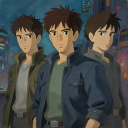 oil portraits painting of attention please!, dystopian, cyberpunk style, octane rendering, trending on artstation, studio ghibli, michael whealan and james gurney