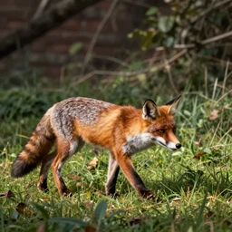 fox walking in manchester uk