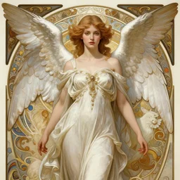 Angel demon as a beautiful woman, fantasy, intricate, elegant, highly detailed, centered, digital painting, artstation, concept art, smooth, sharp focus, illustration, art by artgerm and donato giancola and alphonse mucha