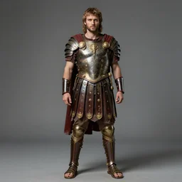 full body portrait of an ancient roman character in incredible rich ornate armor, by ilya kuvshinov, by thomas lawrence, by bayard wu, trending on artstation, masterpiece
