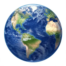 beautiful anime styled illustration of Earth, high detail