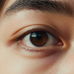 film still of an eye, 8k,