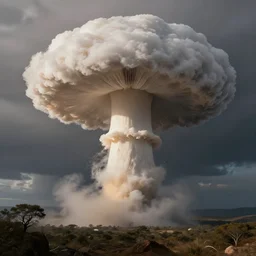 a fart that looks like a mushroom cloud