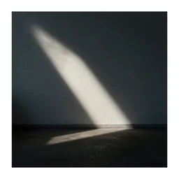 Album art for a techno single, by Yohji Yamamoto