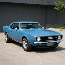 denim blue audi camaro b 1 ( 1 9 6 9 )