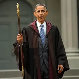 Barack Obama as a mighty wizard, Peter Mohrbacher