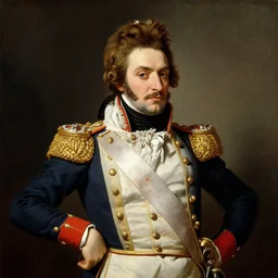 grandiose epic portrait of napoleon bonaparte, french emperor, detailed painting, modern arstation style, 4 k, greg rutkowski, magalie villeneuve