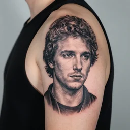 shoulder tattoo of porter robinson fanart
