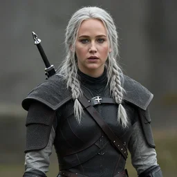jennifer lawrence cast as ciri in the witcher netflix series