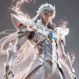 highly detailed front facing vfx portrait of sephiroth pulsing with mako energy, low angle shot, intricate, elegant, highly detailed, unreal engine, digital painting, artstation, concept art, smooth, sharp focus, illustration, art by ayami kojima, 8 k