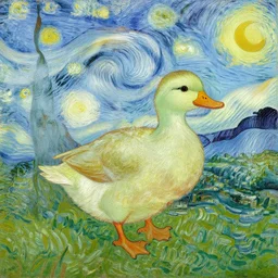 duck by Van Gogh