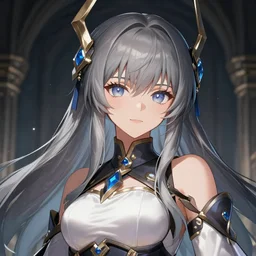 magitek priestess, beautiful face, highly detailed, anime, illustration, artstation