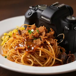 close - up focused dslr photograph of an canadian dinner, 8 k, high detail, volumetric lighting, hyperrealism, aesthetically pleasing, studio lighting, trending