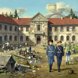 1 8 5 4 crimea florence nightingale army hospital in _ scutari overcrowded filthy blocked drains broken toilets, finely detailed perfect art, painted by greg rutkowski mengo yokoyari makoto shinkai takashi takeuchi studio ghibli r