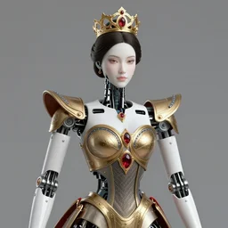 part robot part human queen
