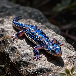 sapphire gila monster by esao andrews