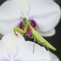 an orchid mantis