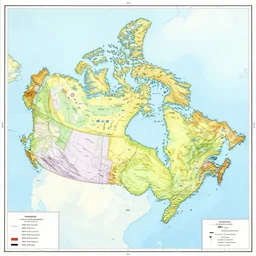 map of canada by picasso