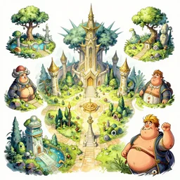 photo cartoon bd illustration comic manga painting of tribunal environement : 5 fantasy environement, digital painting : 1 fat brush concept sketch artist bd enki bilal : 1 0