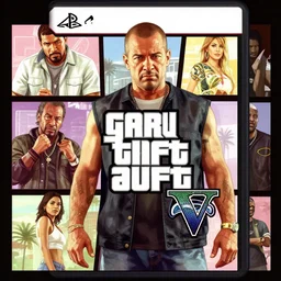 terry crews gta v boxart with multiple panels and gta v logo by stephen bliss anthony mcbain roxie vizcarra