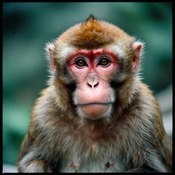 monkey portrait, FUJIFILM Fujichrome Velvia 100